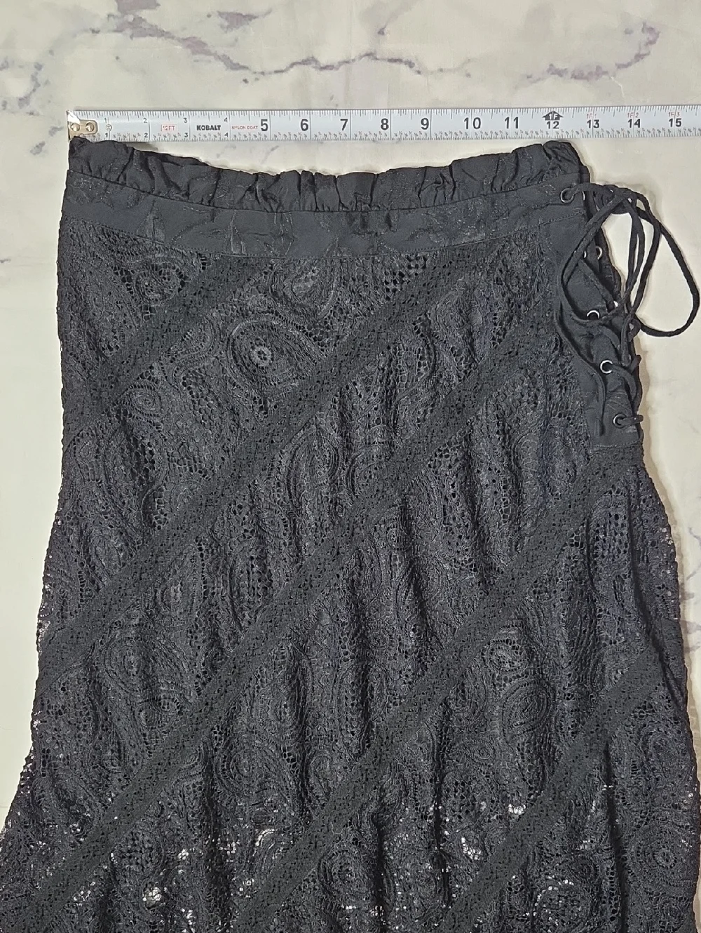 For Love And Lemons Danielle Midi Half Slip Lace Skirt - Picture 5 of 9
